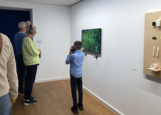 Exhibition view Tierstimmen Kontakt durch Klang, Museum Sinclair Haus, Bad Homburg